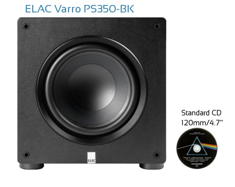 ELAC Varro PS350-BK Real Life Body Size Comparison