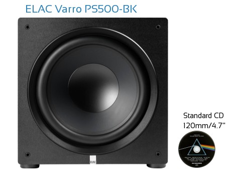 ELAC Varro PS500-BK Real Life Body Size Comparison
