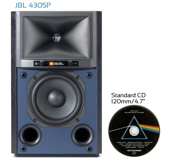 JBL 4305P Real Life Body Size Comparison
