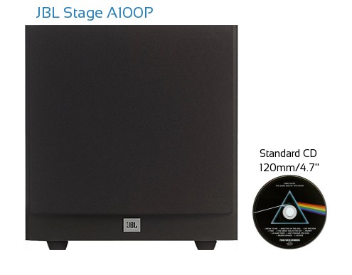 JBL Stage A100P Real Life Body Size Comparison