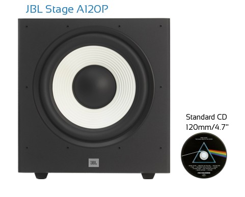 JBL Stage A120P Real Life Body Size Comparison