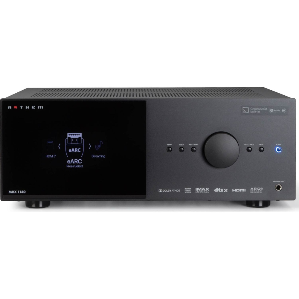 Anthem MRX 1140 8K, 4,200 dollars, five Class A/B channels and six Class D channels with ARC Genesis room correction