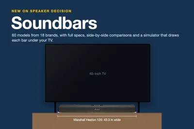 Soundbars are now on Speaker Decision