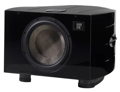 The REL No.36, with a 15 inch carbon fibre driver and a 1,000 watt amplifier