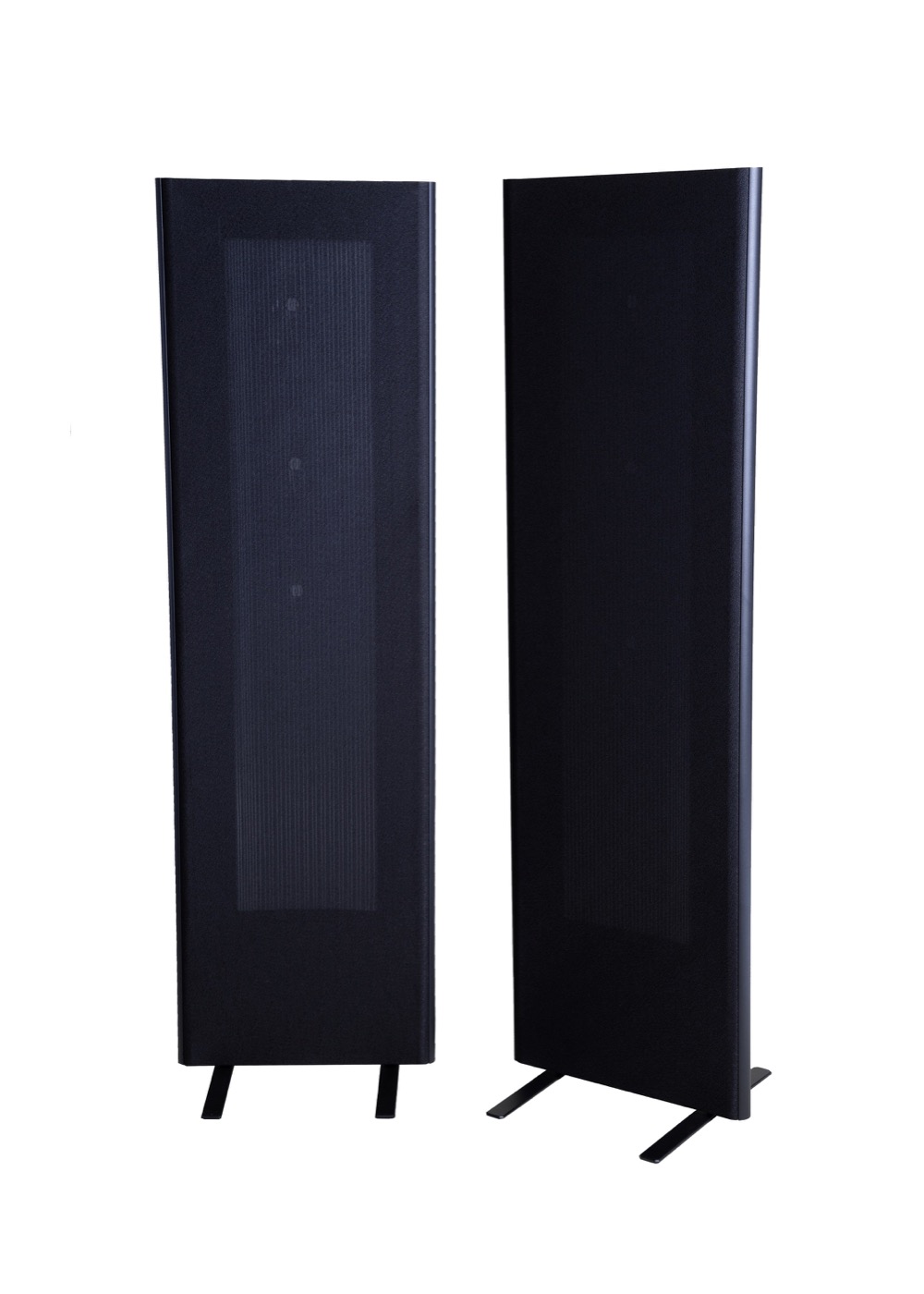 Magnepan 1.7i, the three-way panel most readers weigh against the LRS+, $2,995 a pair and rated to 40 Hz