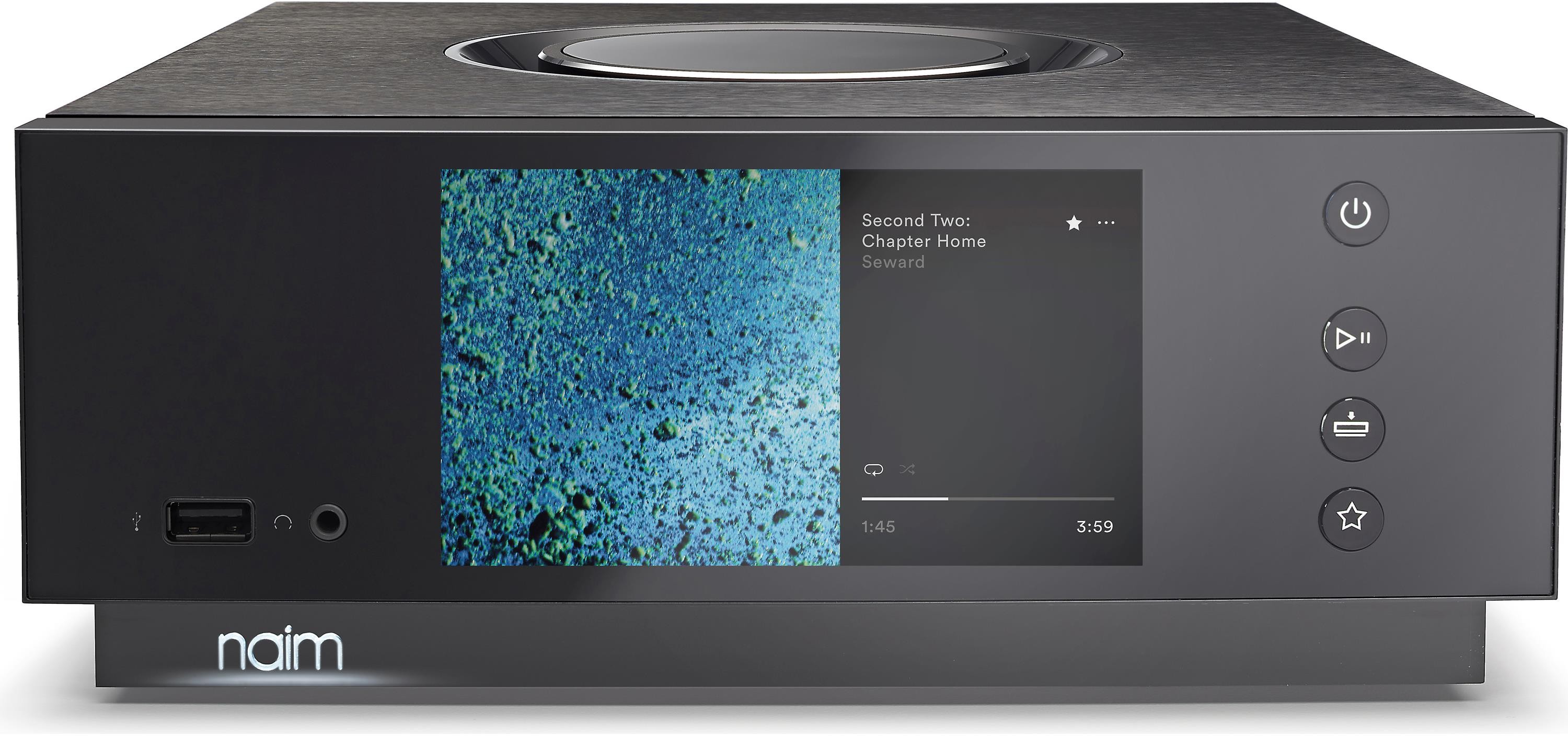 Naim Uniti Atom, the five inch screen and volume control the CI-Uniti 102 does without