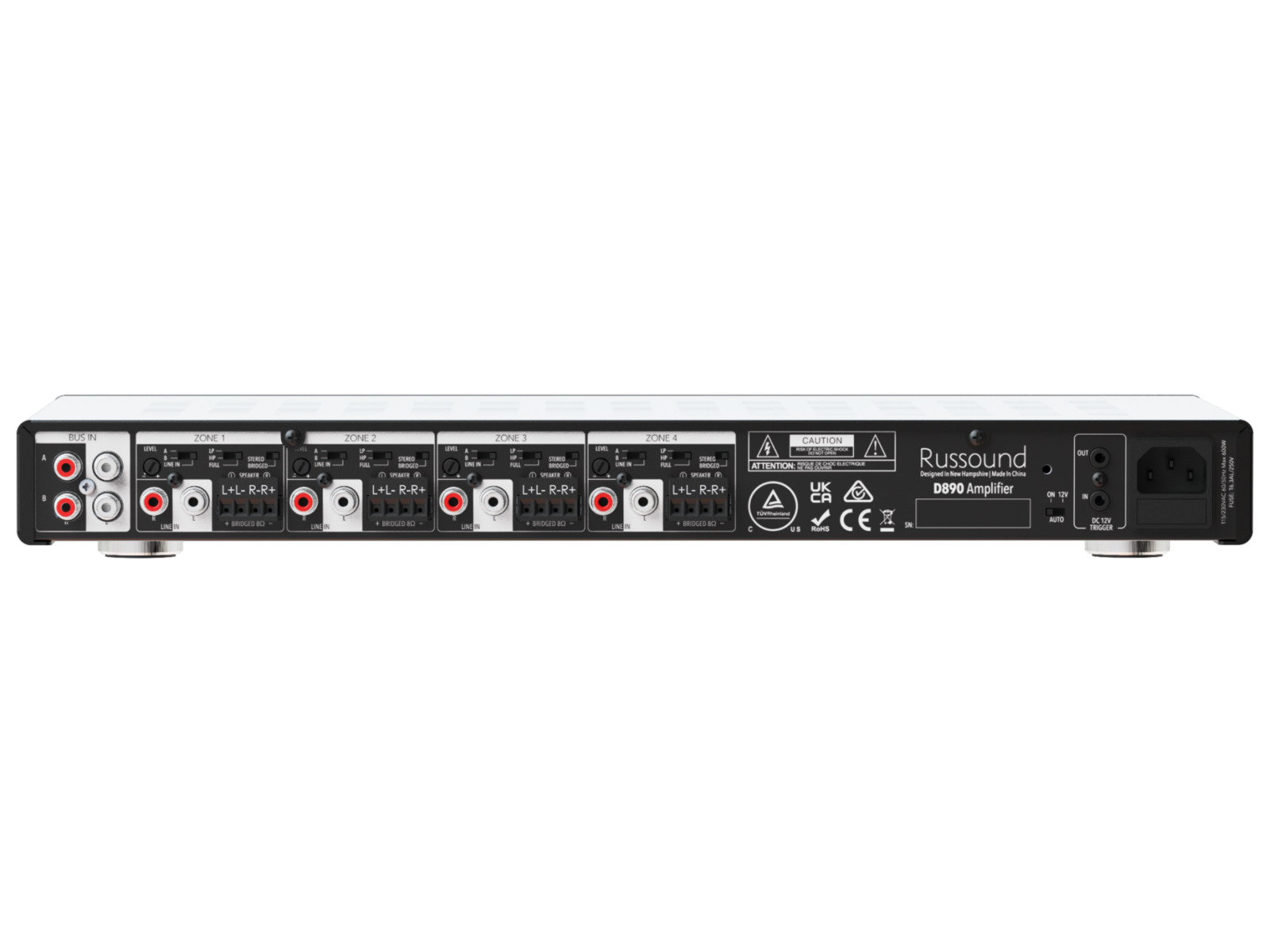 Russound D890 Back View