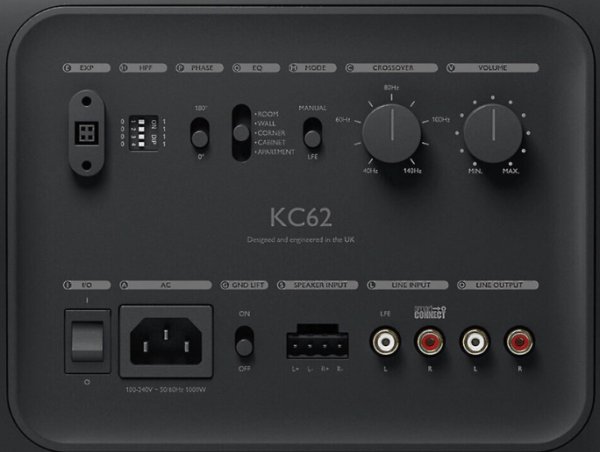 KEF KC62 Connections