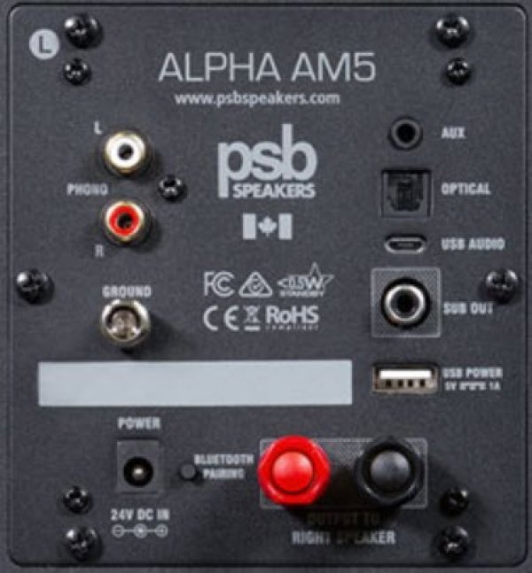 PSB Alpha AM5 Connections