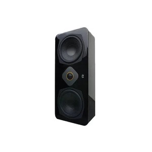 Aperion Novus N6SC Slim LCR 6.5" On-Wall Speaker Gloss Black B stock - S/N: 09Y - Front View