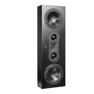 Aperion Theatrus T80SL Dual 8" Slim Stack On-Wall LCR Speaker - Front View