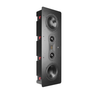Aperion Theatrus T80WL Dual 8" Slim Stack In-Wall LCR Speaker - Front View