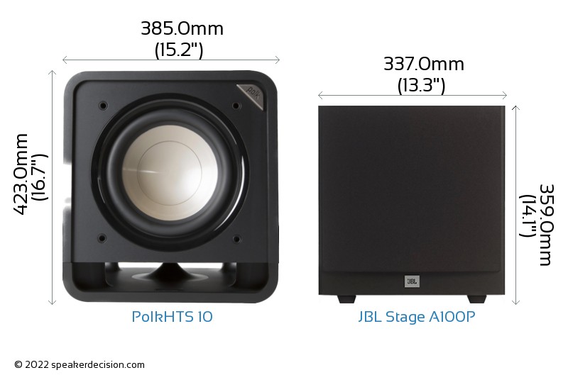 Polk Audio HTS 10 vs JBL Stage A100P Detailed Comparison